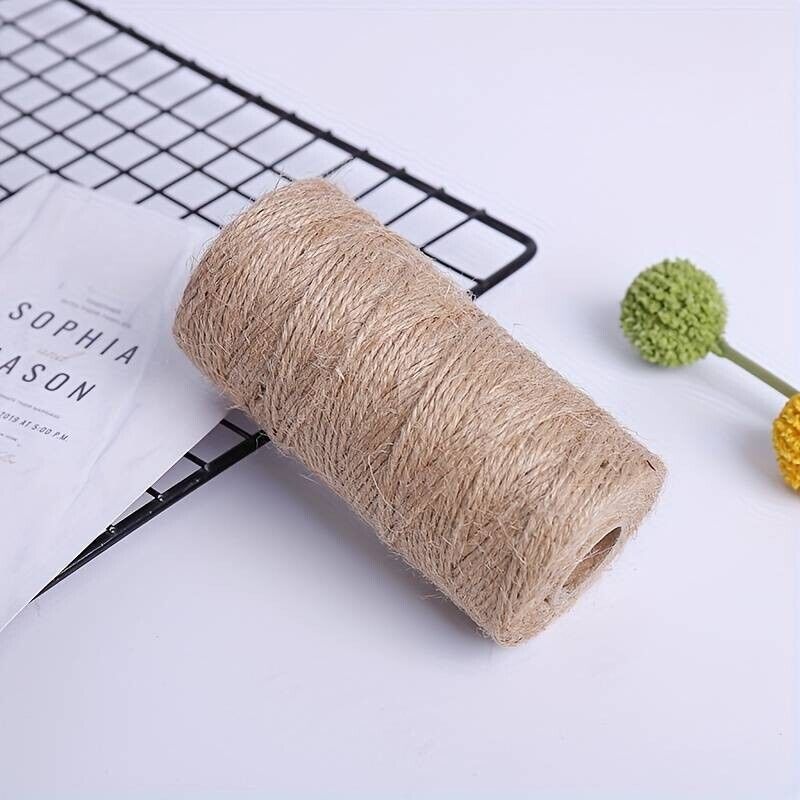 2mm Jute rope/twine for crafting, wedding or anniversary decorations & scrapbook