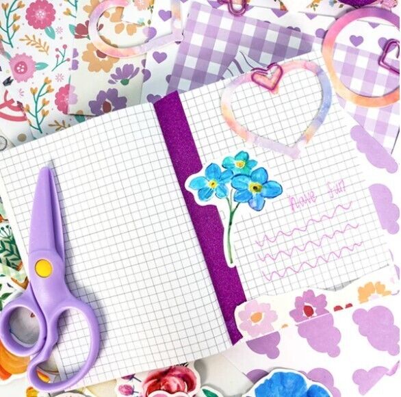 Kids Scrap book Kit, Create Your Own Scrapbook/Journal, Arts& Craft Activity Set