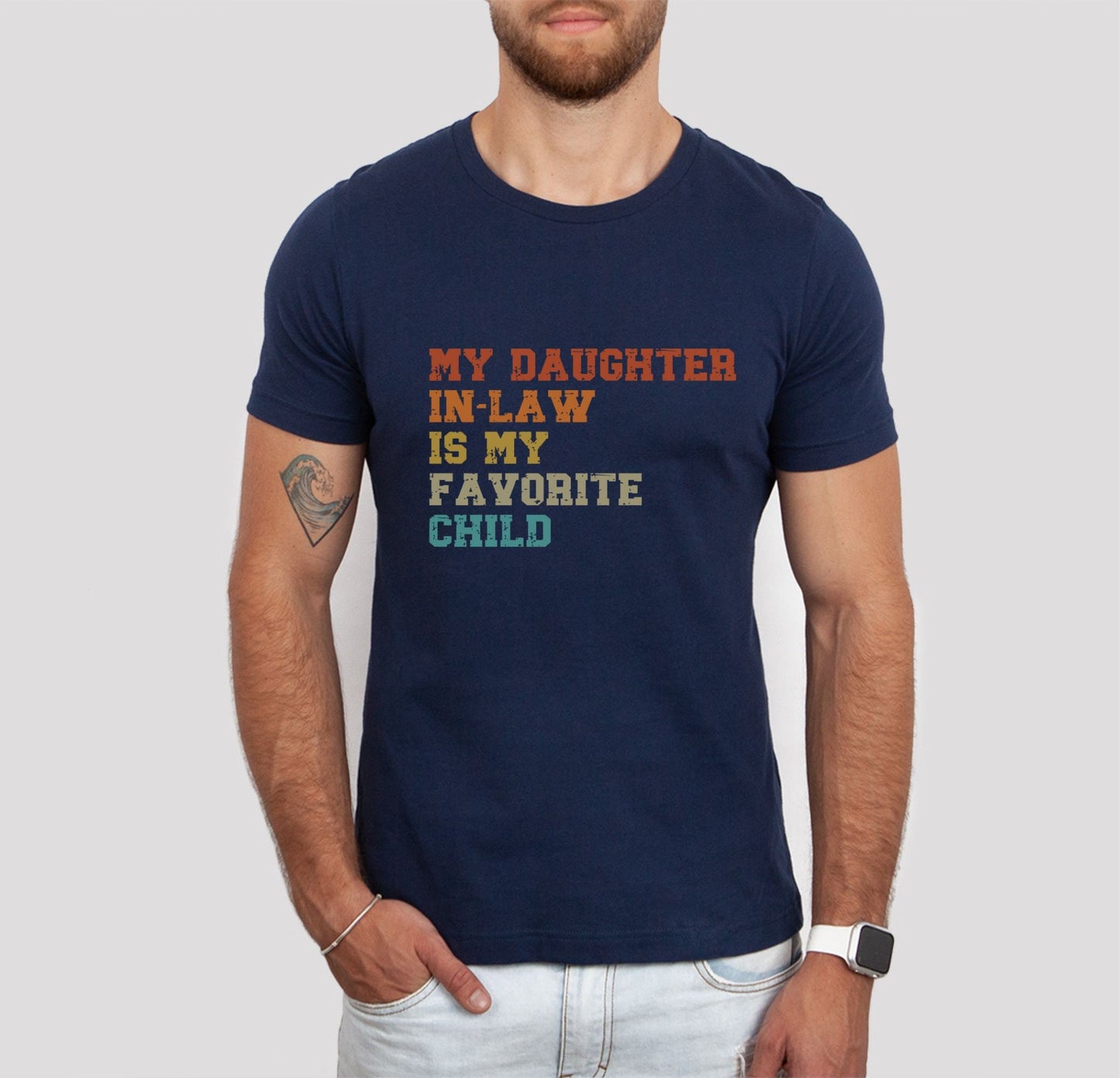 Best Father in law gift T-shirt for Birthday Present for Father's Day Shirt for retro Father-in-law Funny father of the groom gift TShirt