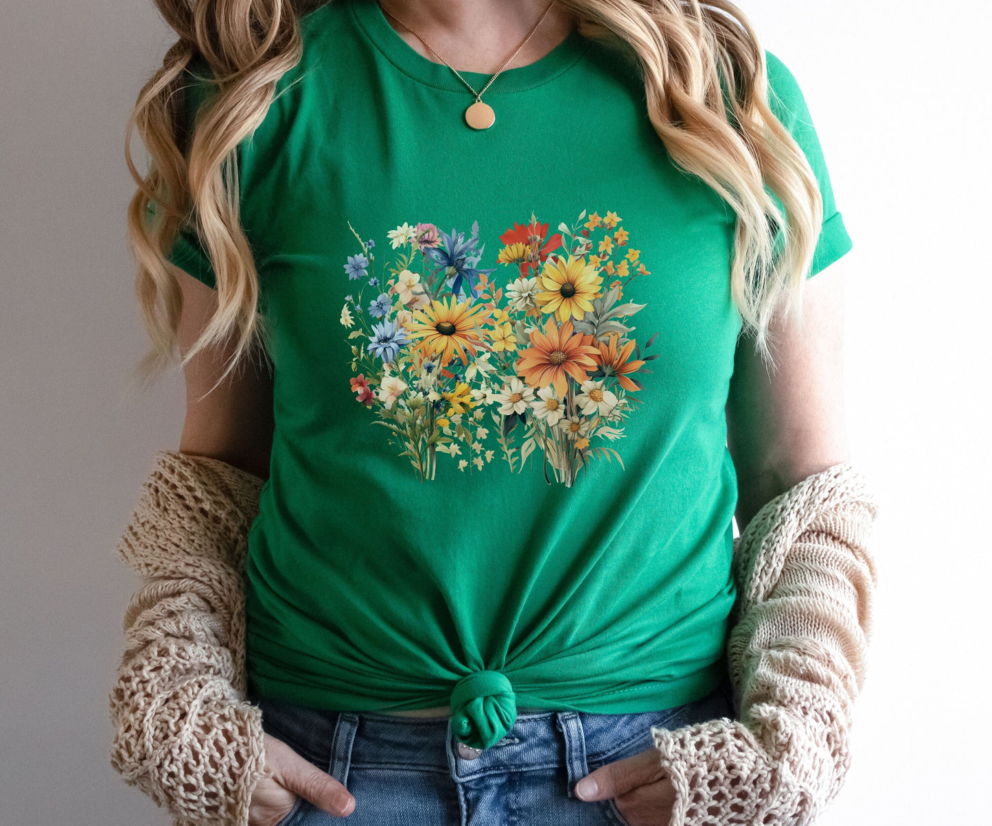Vintage Wildflower Bliss T-Shirt - Timeless Bouquets of Nature's Beauty shirt - Botanical Chic, Retro Floral Tee, Effortless Style Statement
