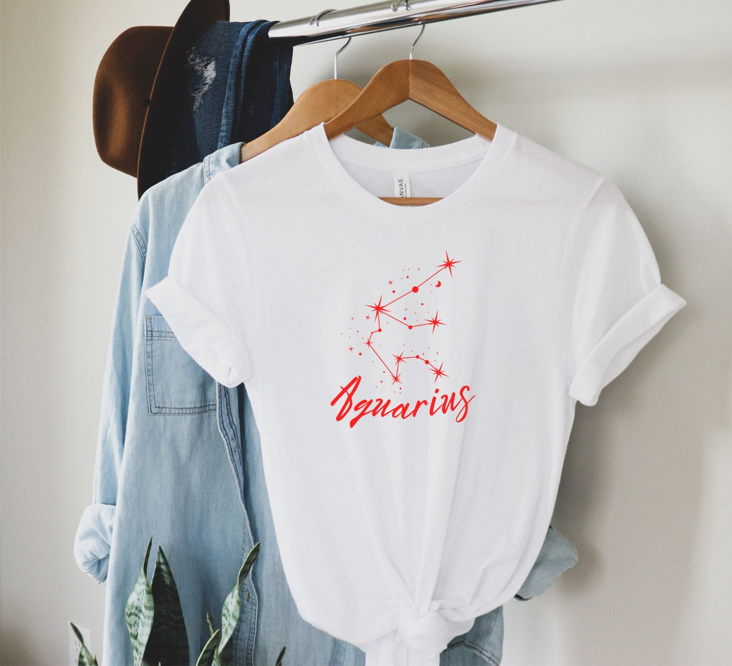 Aquarius Tshirt for Birthday Gift for Horoscope lover T Shirt for Astronomer T-Shirt Zodiac Retirement Gift Astrologer Fan Boho Gift for Her