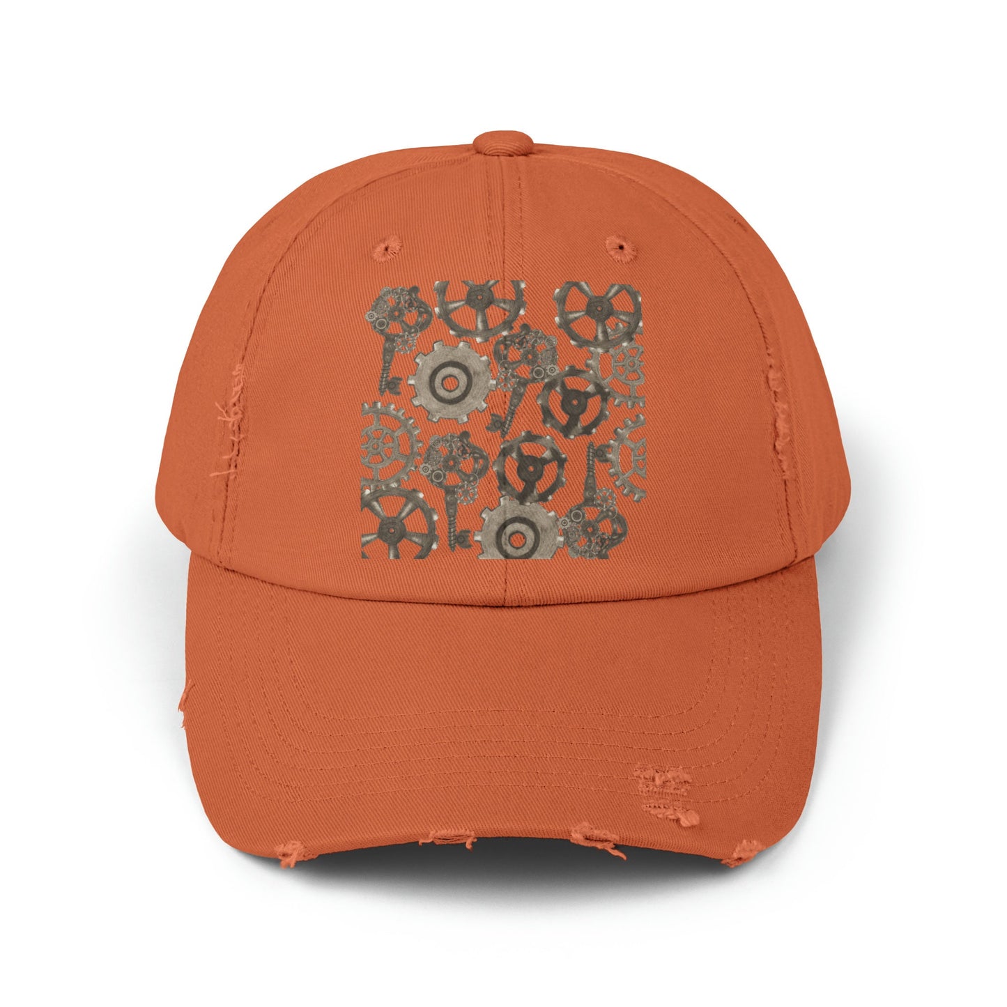 Unisex Distressed Steampunk Mechanic Cap