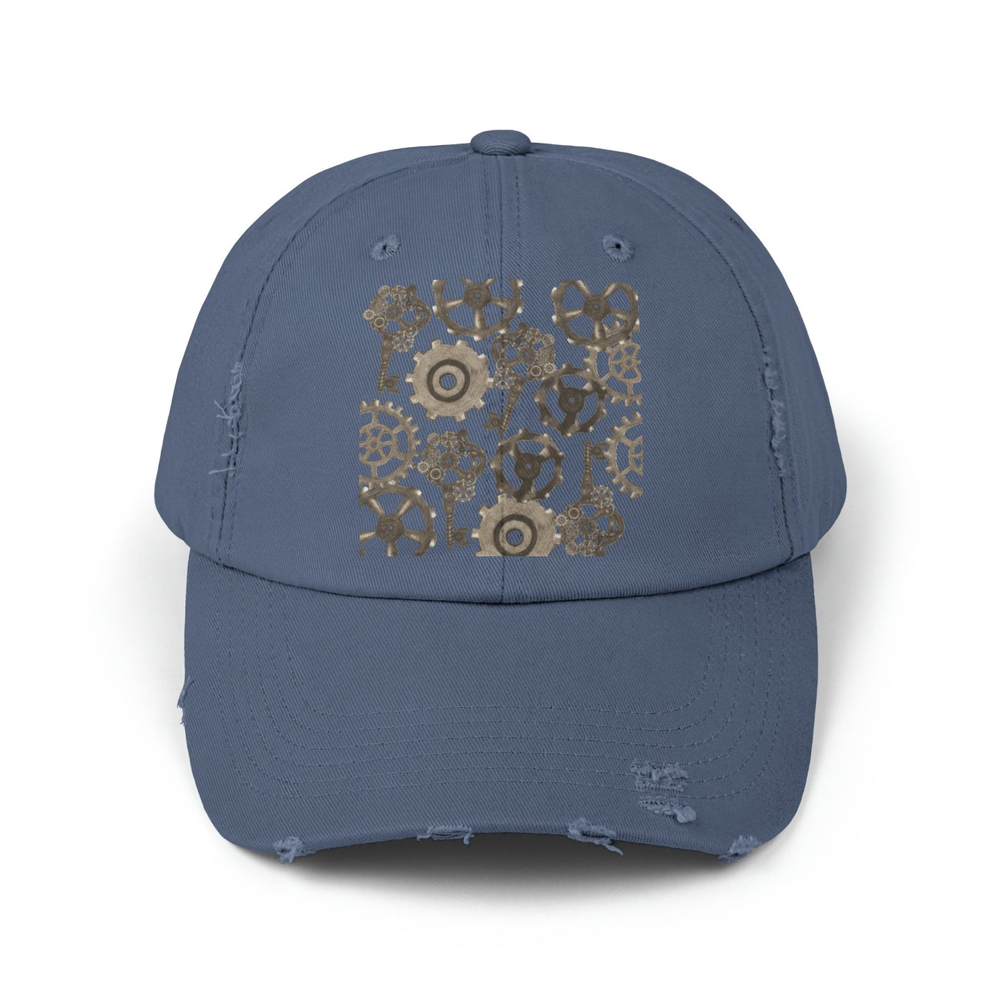 Unisex Distressed Steampunk Mechanic Cap