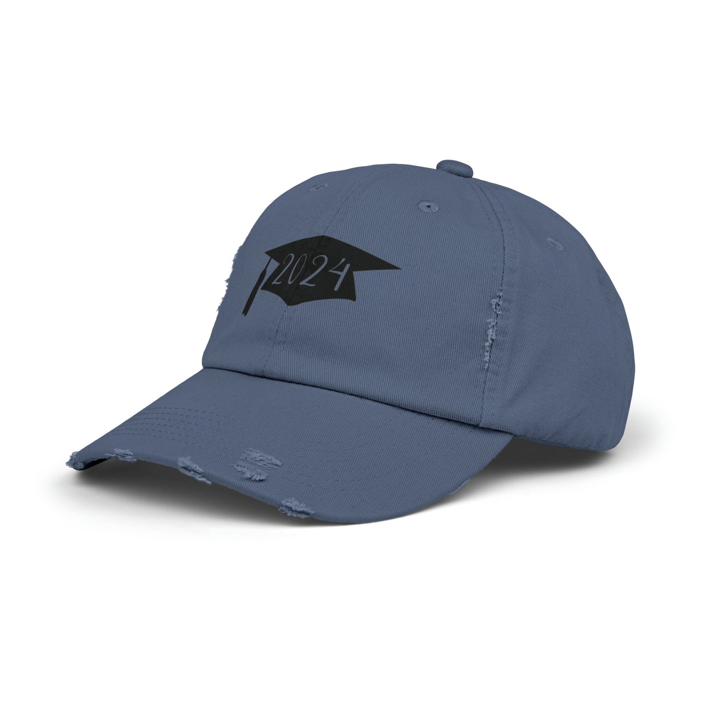 Unisex Distressed 2024 Graduation cap Cap