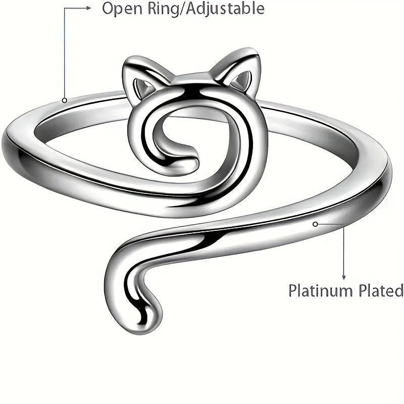 Adjustable Yarn Crochet Tension Ring - Cat knitting or crochet loop & winder, fibre arts, wool thread guide, knitter gift, crafting supplies