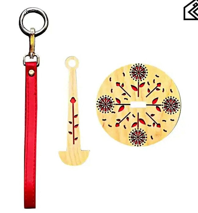 Portable Yarn Holder for wrist: Wearable Sewing Thread Spool With Wrist Strap, Knitting tool, Wool caddy, Knitting gift, Travel supplies
