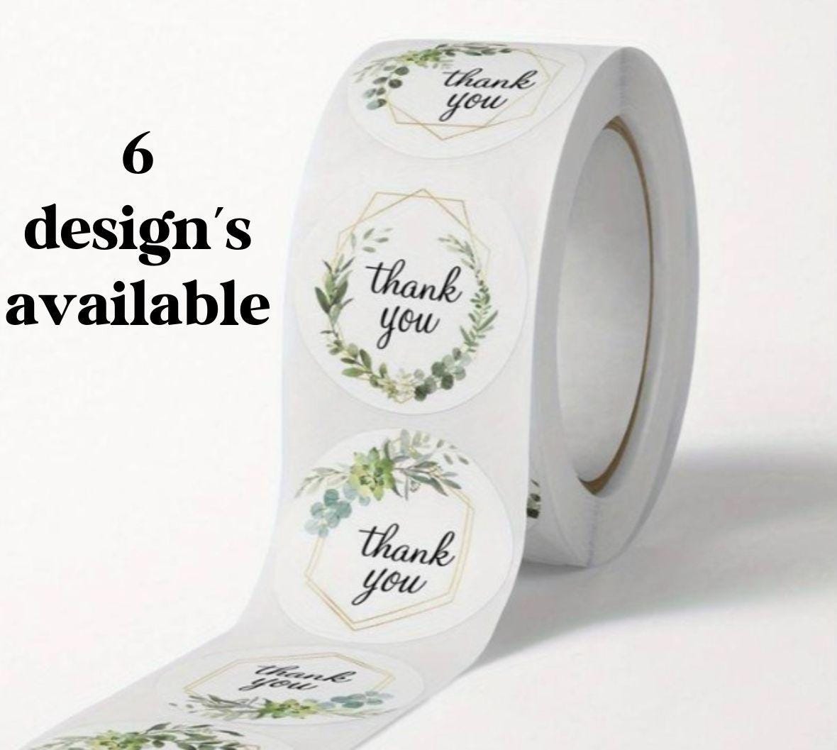 THANK YOU stickers, "Thank you" labels, Party/Celebration/Gifts, Delivery packaging, Round label, Personalised customer order Small business
