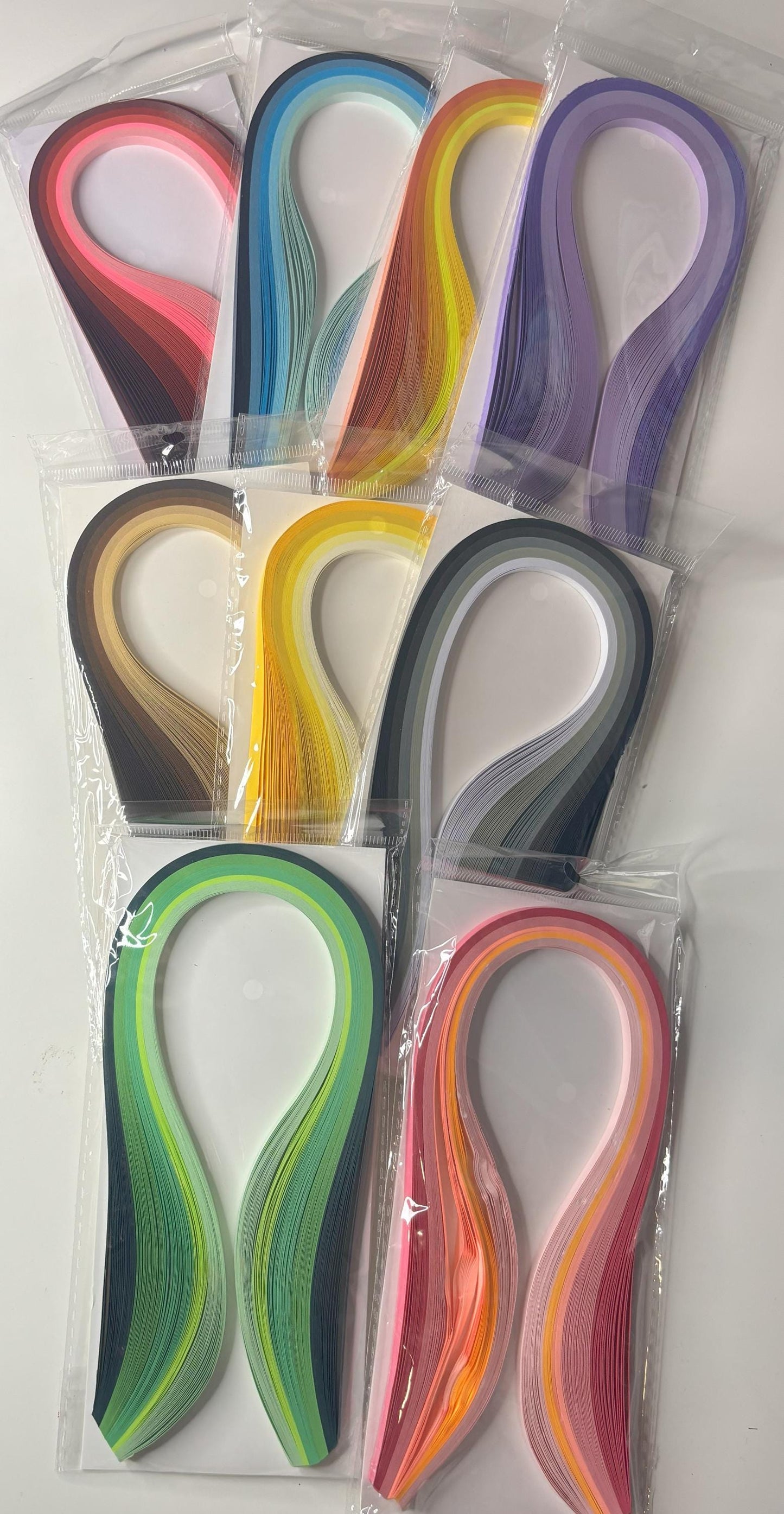 Quilling Kit Paper Refill, DIY Craft Kit for Kids or Adults, Paper crafting, Paper filigree, Starter Quilling for all ages and levels
