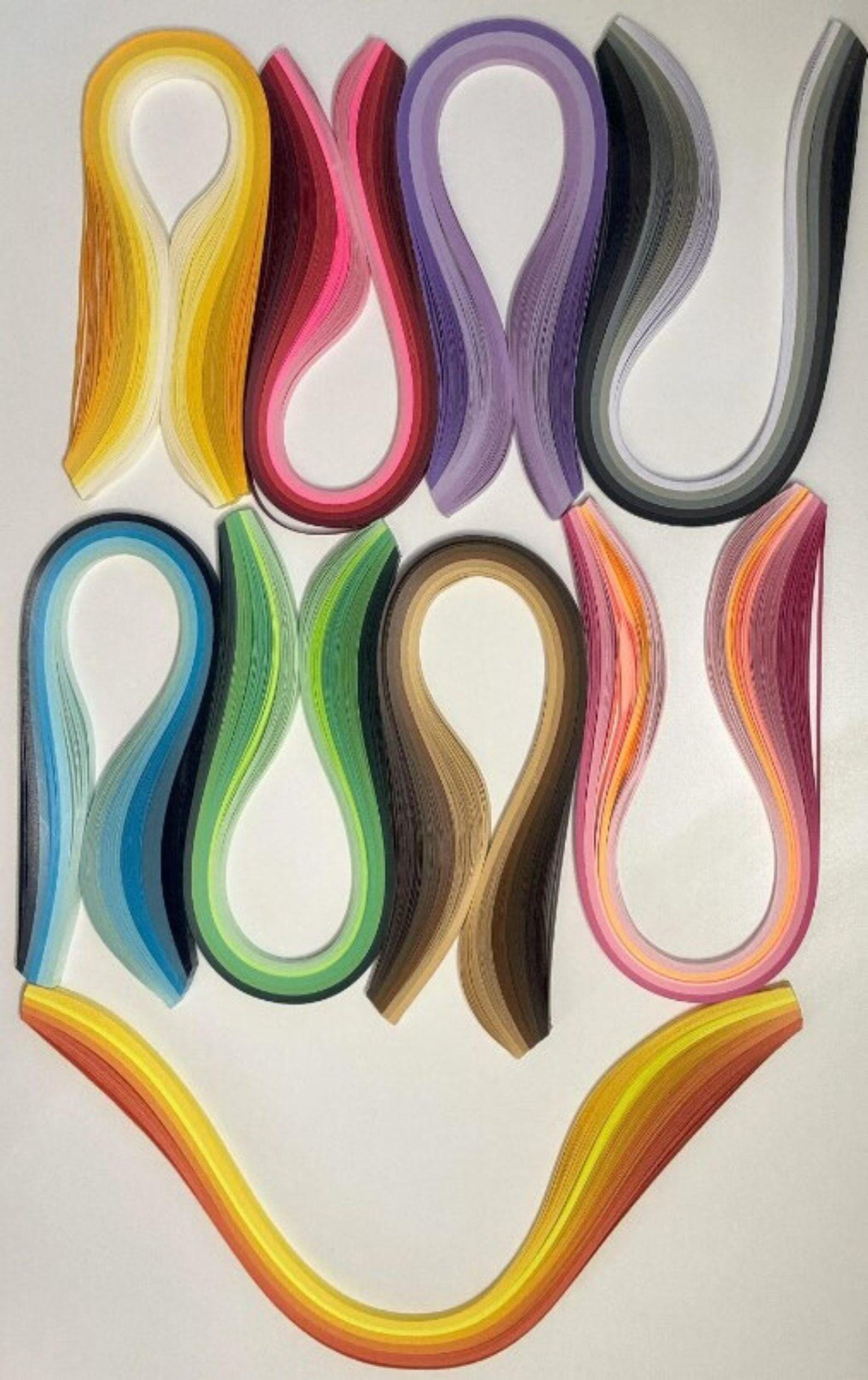 Quilling Kit Paper Refill, DIY Craft Kit for Kids or Adults, Paper crafting, Paper filigree, Starter Quilling for all ages and levels