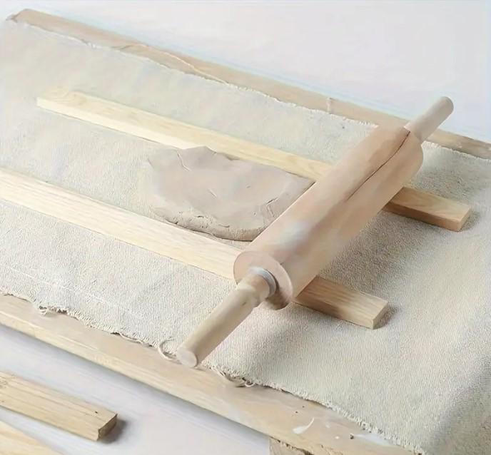 Pottery Special Linen Cloth, Burlap Clay Craft Pad for DIY Pottery and Ceramics, Perfect for Pottery Printing, Texture, Modeling & Sculpture