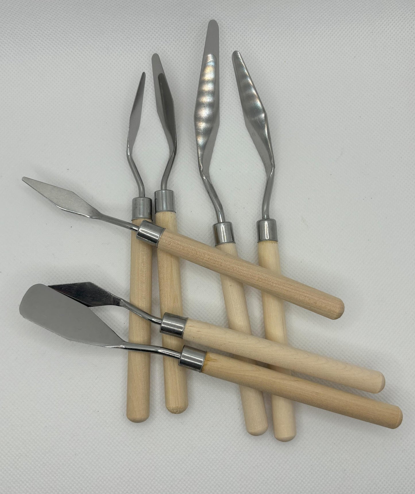 7pc Stainless Steel Art Palette Knife Set, Artist Crafts Spatula, Scraper Art Tools, Palette Knife, Oil Painting Mixing Knife, Paint mixing