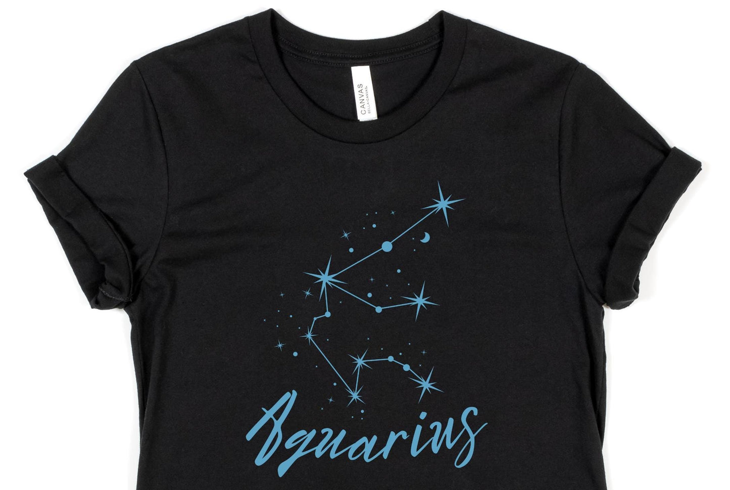 Aquarius Tshirt for Birthday Gift for Horoscope lover T Shirt for Astronomer T-Shirt Zodiac Retirement Gift Astrologer Fan Boho Gift for Her