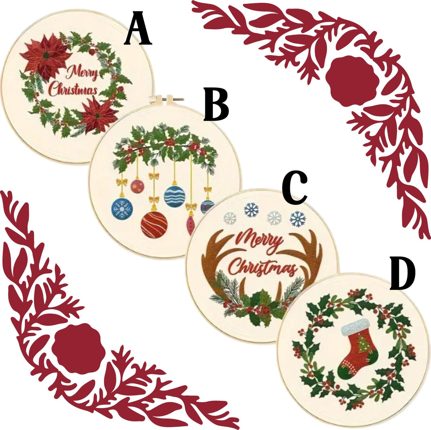Embroidery DIY Kit, Handcrafted Stitching Set, Stitch-It-Yourself gift, Craft Travel supplies, Beginner’s Embroidery - various designs