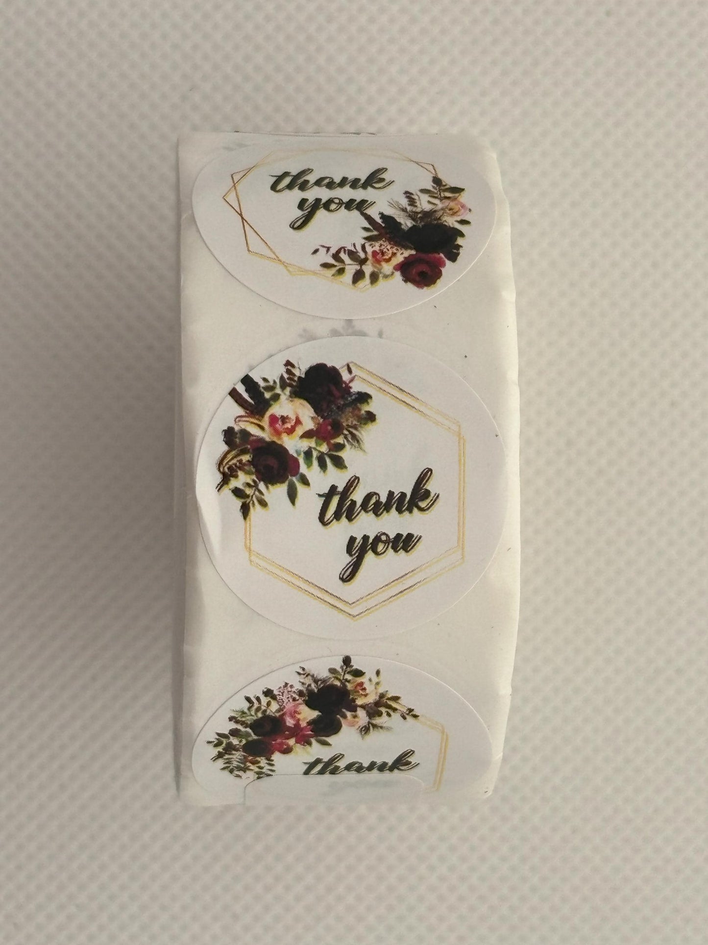 THANK YOU stickers, "Thank you" labels, Party/Celebration/Gifts, Delivery packaging, Round label, Personalised customer order Small business