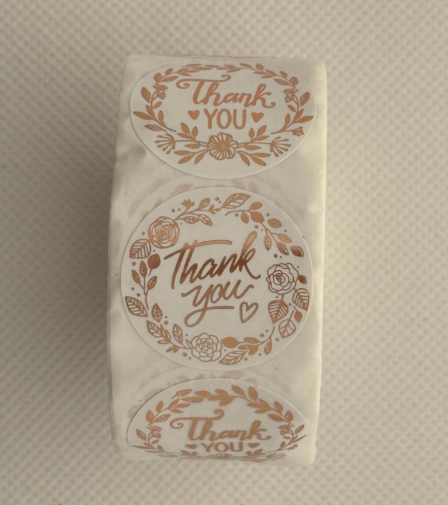 THANK YOU stickers, "Thank you" labels, Party/Celebration/Gifts, Delivery packaging, Round label, Personalised customer order Small business