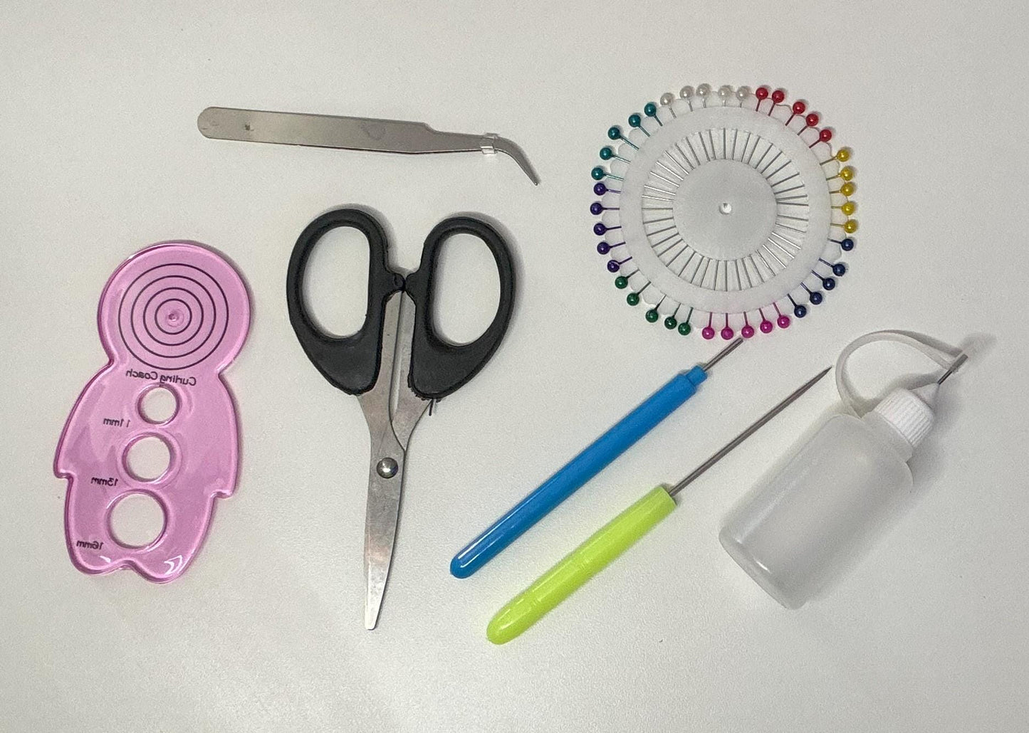 Beginner's Quilling Kit, DIY Craft Kit for Kids or Adults, Paper crafting set, Paper filigree, Starter Quilling set for all ages and levels