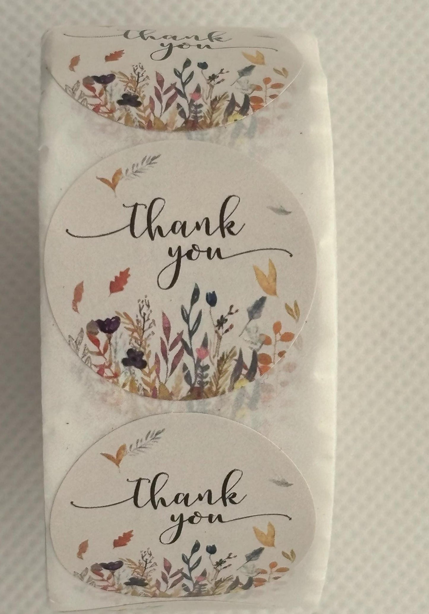 THANK YOU stickers, "Thank you" labels, Party/Celebration/Gifts, Delivery packaging, Round label, Personalised customer order Small business