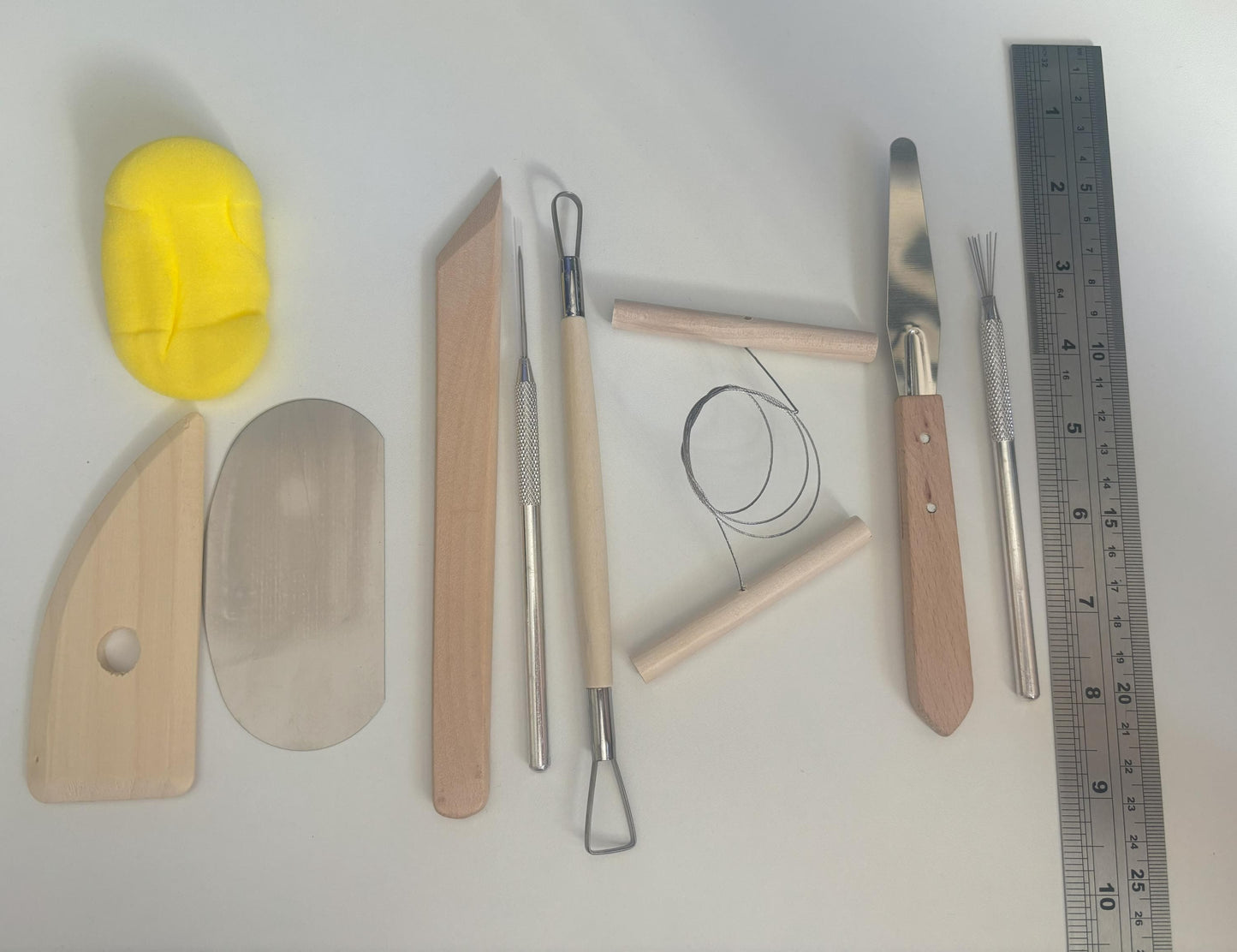 41pc Pottery Tool set, Pottery Tool Kit with carry case, Ceramics supplies bag, Polymer Sculpture Set, DIY Clay Sculpting & Shaping