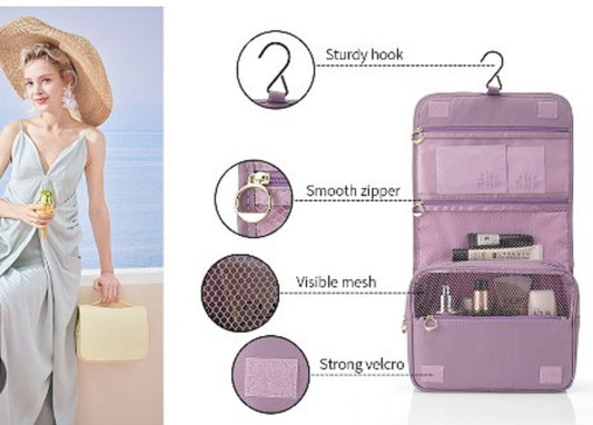 Hanging & Carry Toiletry Bag - Designed in Amsterdam birthday/anniversary gift