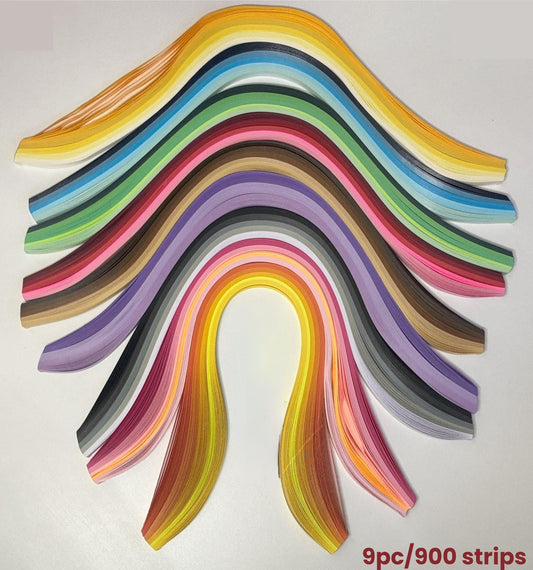Quilling Kit Paper Refill, DIY Craft Kit for Kids or Adults, Paper crafting, Paper filigree, Starter Quilling for all ages and levels
